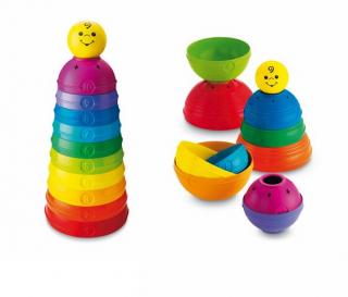 Aktivní skládačka s rolničkou K7166 Fisher Price