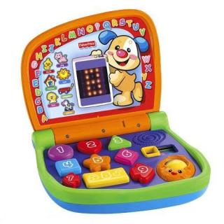 Fisher Price Dvojjazyčný svítící notebook 