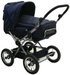 Multifunkční kočárek Grapi SCOUT ECO - tmavě modrá barva