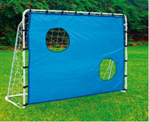 Fotbalová branka 2 v 1 s terčem 215x152 cm