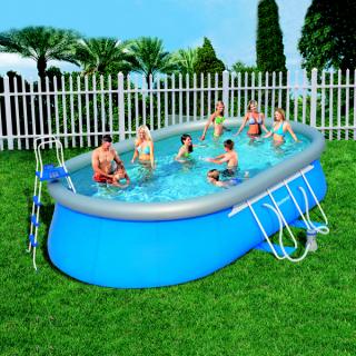 Bazén BESTWAY Oval Fast Set 366 x 610 cm 