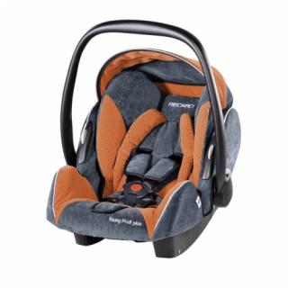 Dětská autosedačka RECARO Young Profi Plus Topline šedá/oranžová