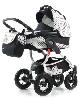 Kombinovaný kočárek Tako Captiva Mohican Polka Dots black / white
