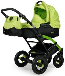 Kombinovaný kočárek Tako Laret green/black - slunečník zdarma