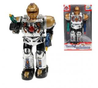Chodící robot se světlem a zvukem