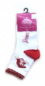 Ponožky dětské - double pack - Princess - růžovo bílá, 27-31