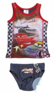 Souprava spodní prádlo Cars tm. modrá